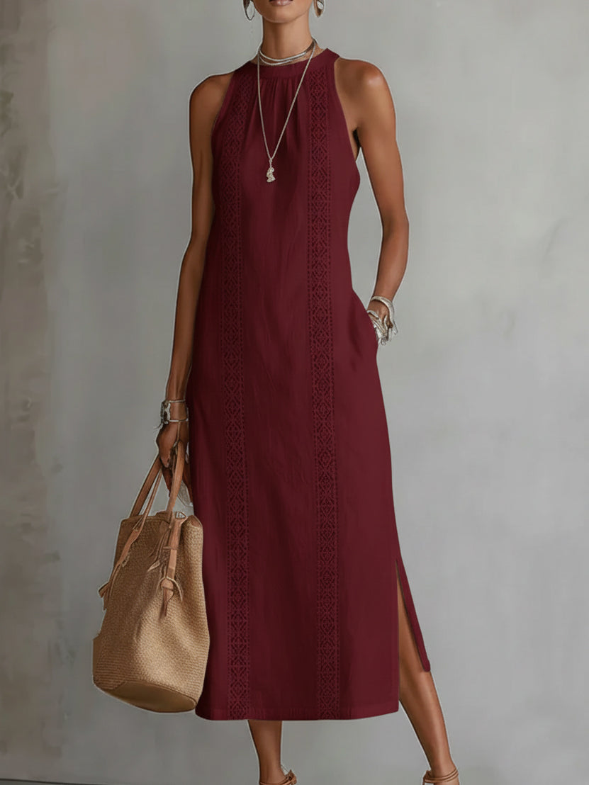 Jimena™ | Linen Midi Dress