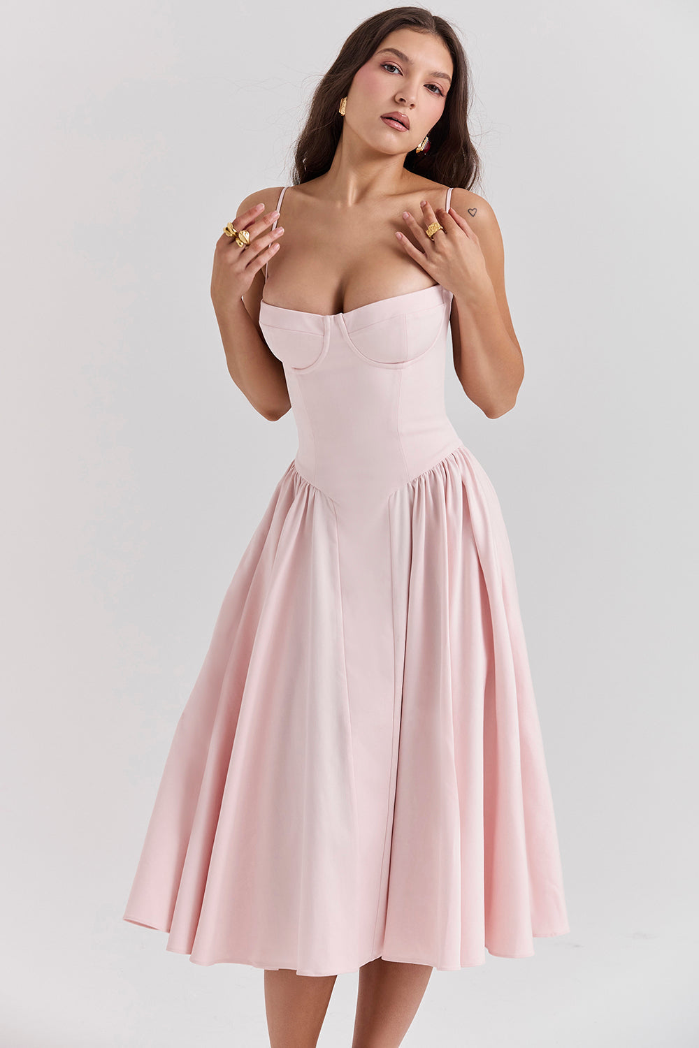 Lory Elegant Midi Dress