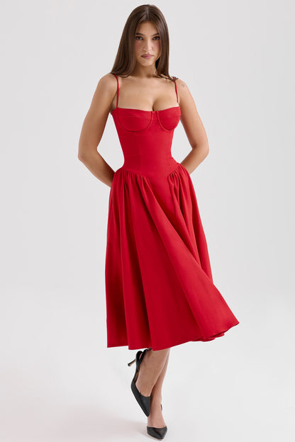 Lory Elegant Midi Dress