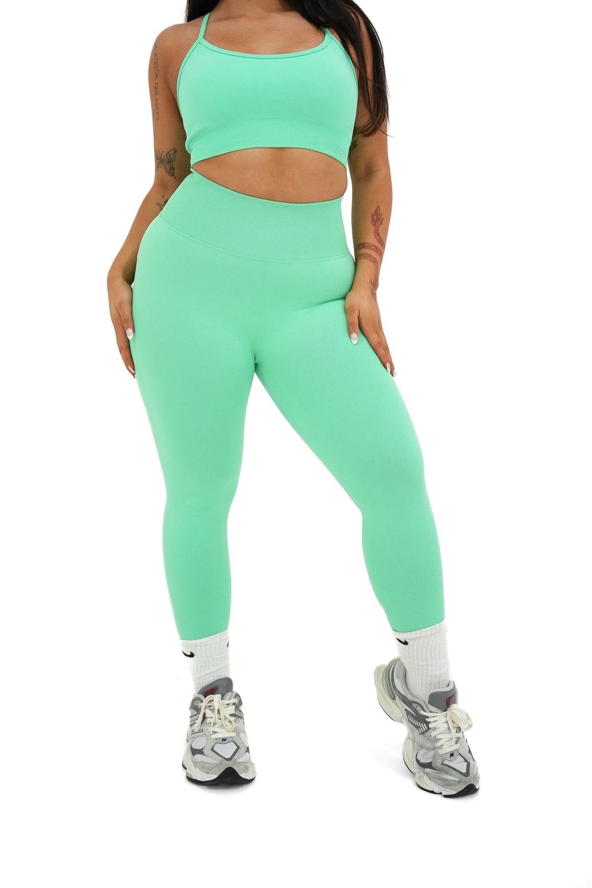 Seamless Sculpt Leggings - Turquoise